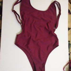 Cheeky One Piece Swimsuit In Fuchsia